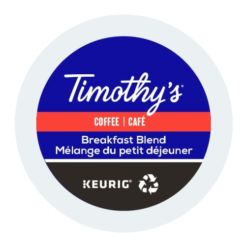 Timothy's® Breakfast Blend K-Cup® Coffee, Regular